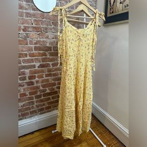 Ditsy Floral Print Bardot Dress